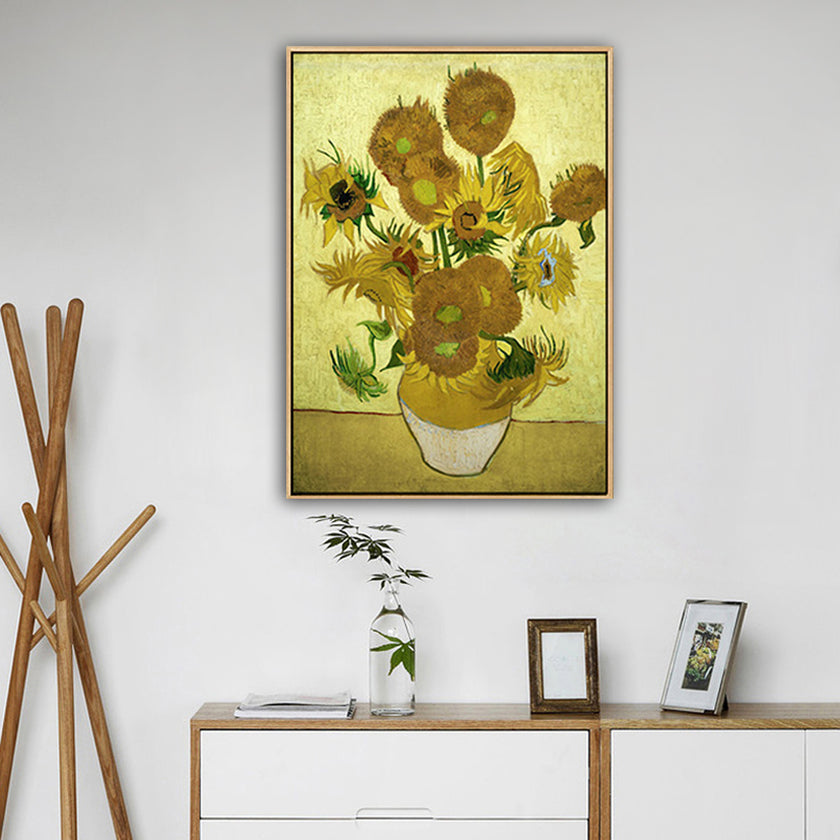Wall Art - Van Gogh sunflowers Roses (2 sets) - Canvas Prints-Poster Prints