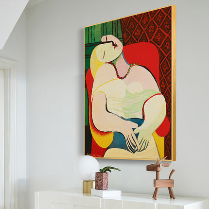 Wall Art - The dream by Pablo Picasso - Canvas Prints - Poster Prints