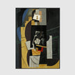 Wall Art - Card Player by Pablo Picasso - Canvas Prints-Poster Prints