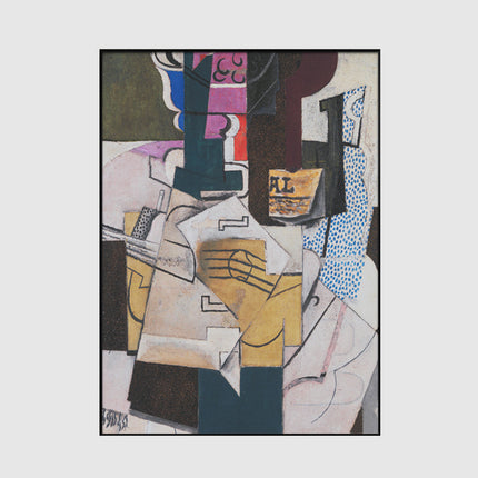 Wall Art - Abstract Guita by Pablo Picasso - Canvas Prints-Poster Prints