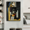 Wall Art - Card Player by Pablo Picasso - Canvas Prints-Poster Prints