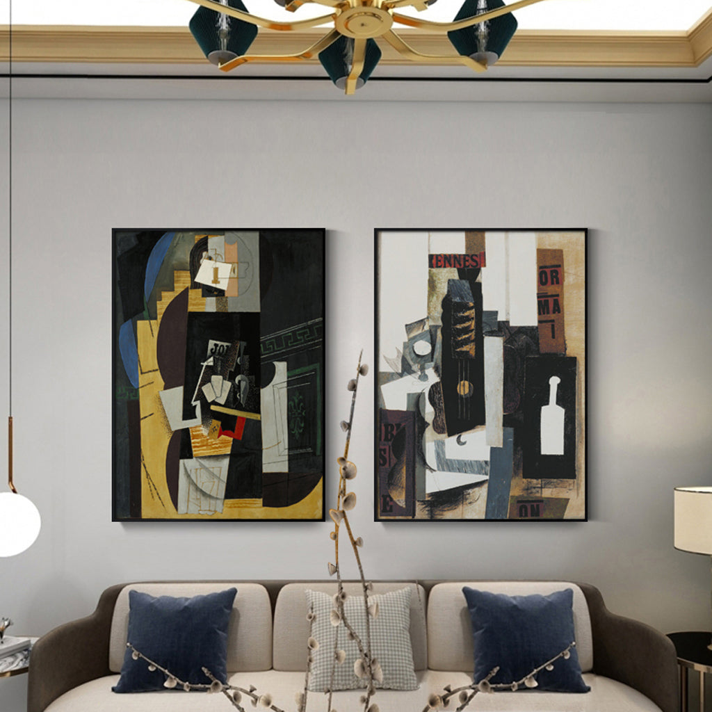 Wall Art - Card Player by Pablo Picasso - Canvas Prints-Poster Prints