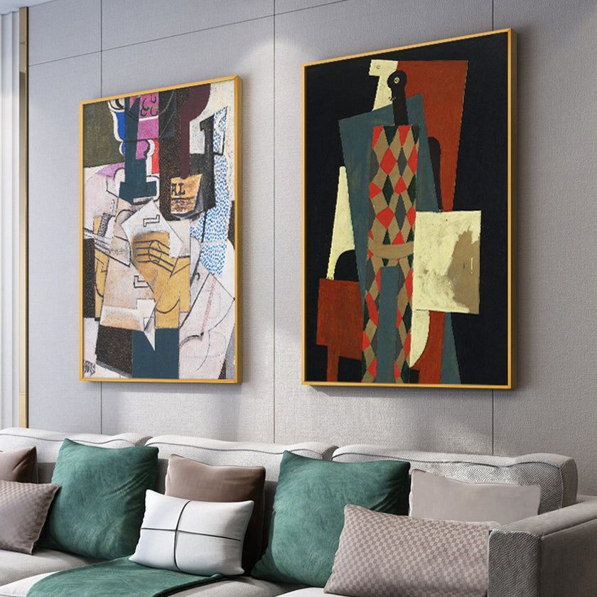 Wall Art - Abstract Guita by Pablo Picasso - Canvas Prints-Poster Prints