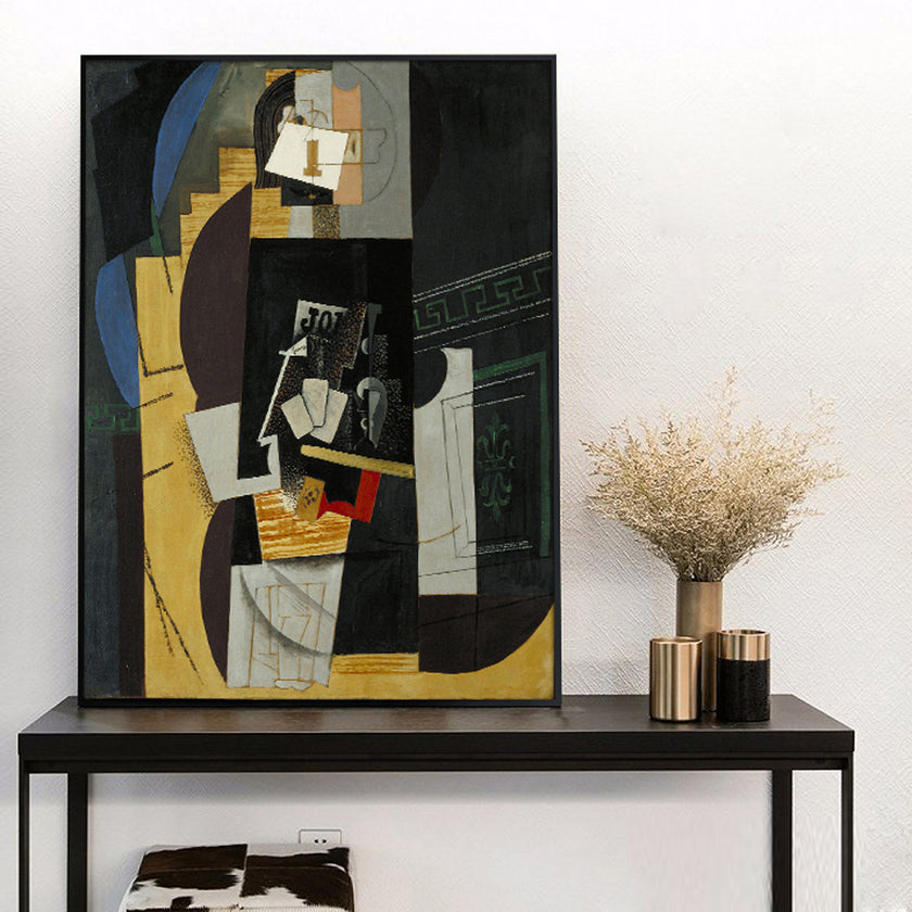 Wall Art - Card Player by Pablo Picasso - Canvas Prints-Poster Prints