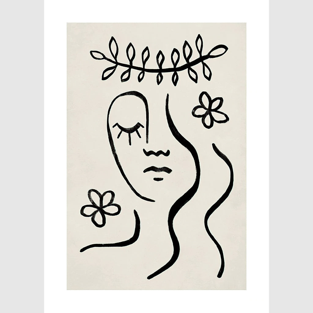 Wall Art - Flowers in your hair 3 sets - Poster Prints -Canvas Prints