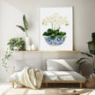 Wall art - Elegant Flower 2 sets- Canvas Prints- Poster Prints