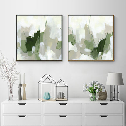 Wall Art - Emerald Fragment (2 sets)- Canvas Prints-Poster Prints