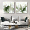 Wall Art - Emerald Fragment (2 sets)- Canvas Prints-Poster Prints