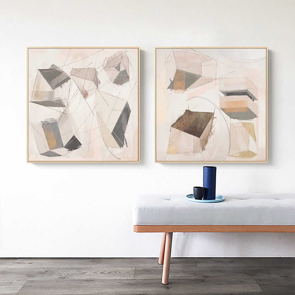 Wall Art - Escalate (2 sets)- Canvas Prints-Poster Prints
