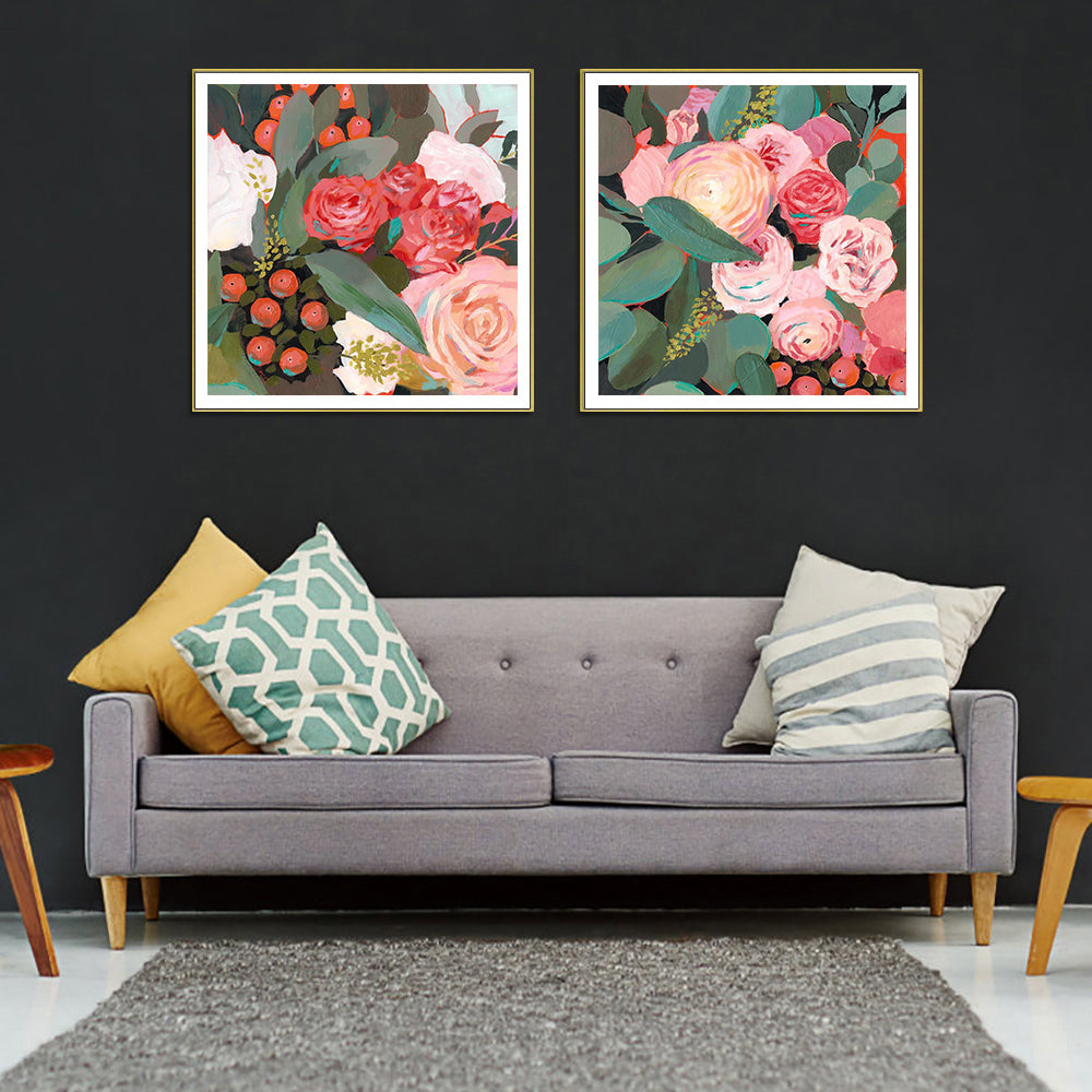 Wall Art - Eucalyptus Bouquet (2 sets)- Canvas Prints-Poster Prints
