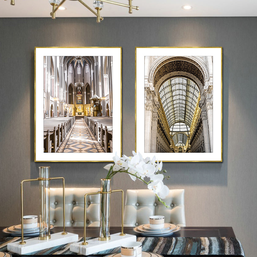 Wall Art -European church 2 sets - Canvas Prints-Poster Prints