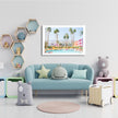 Wall Art - Flamingo Pool - Canvas Prints-Poster Prints