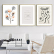 Wall Art - Flowers in your hair 3 sets - Poster Prints -Canvas Prints