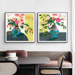 Wall Art - Fanciful Flowers (2 sets)- Canvas Prints-Poster Prints