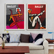 Wall art - Fashion Bally 2 sets- Canvas Prints- Poster Prints