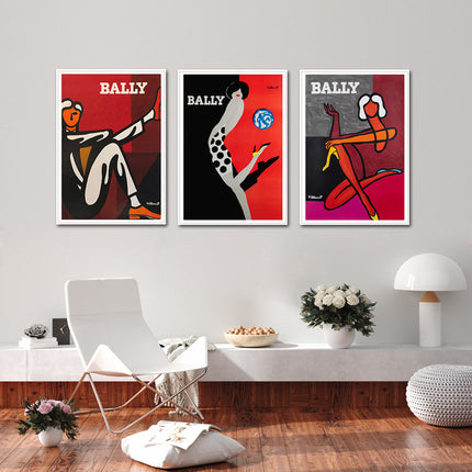 Wall Art -Fashion Bally ( 3 sets )- Poster Prints -Canvas Prints