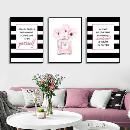 Wall Art - Fashion Prints (3 Sets) - Poster Prints -Canvas Prints