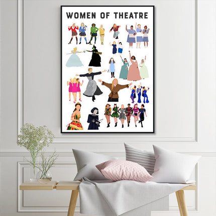 Wall Art - Female Musicals - Canvas Prints-Poster Prints