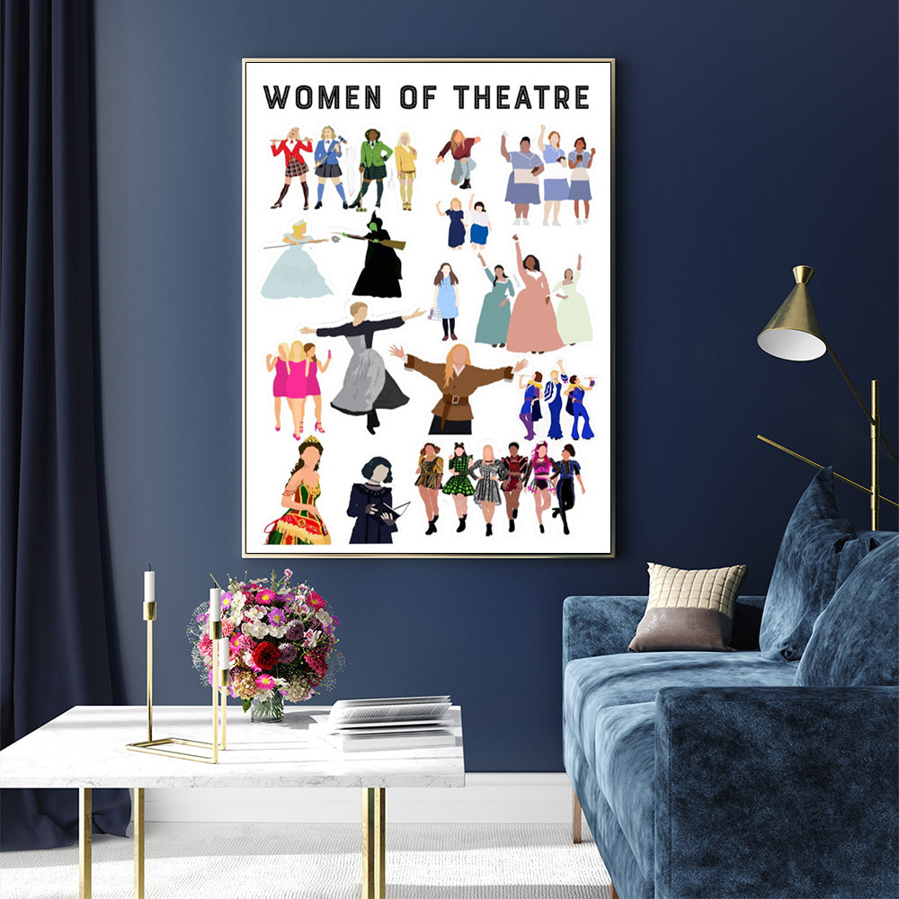 Wall Art - Female Musicals - Canvas Prints-Poster Prints
