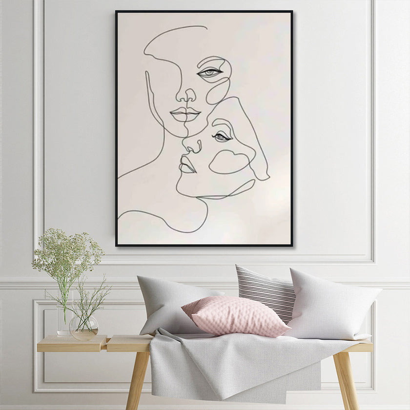 Wall Art - Female Faces - Canvas Prints-Poster Prints