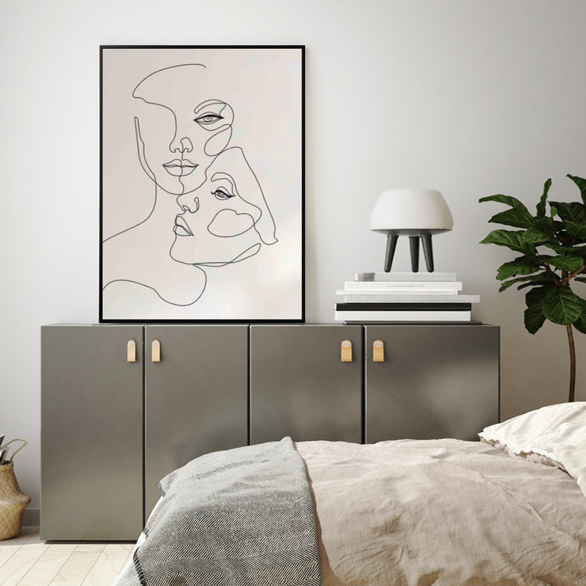 Wall Art - Female Faces - Canvas Prints-Poster Prints