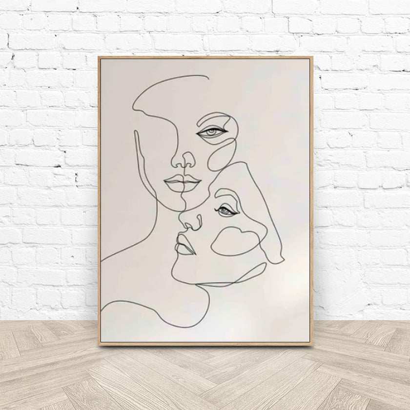 Wall Art - Female Faces - Canvas Prints-Poster Prints