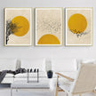 Wall Art - Flock Of Birds Sun Silhouette (3 sets) - Canvas Prints-Poster Prints