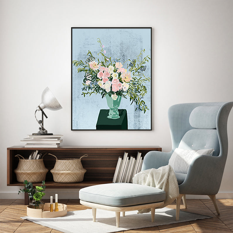 Wall art - Floral 2 sets- Canvas Prints- Poster Prints