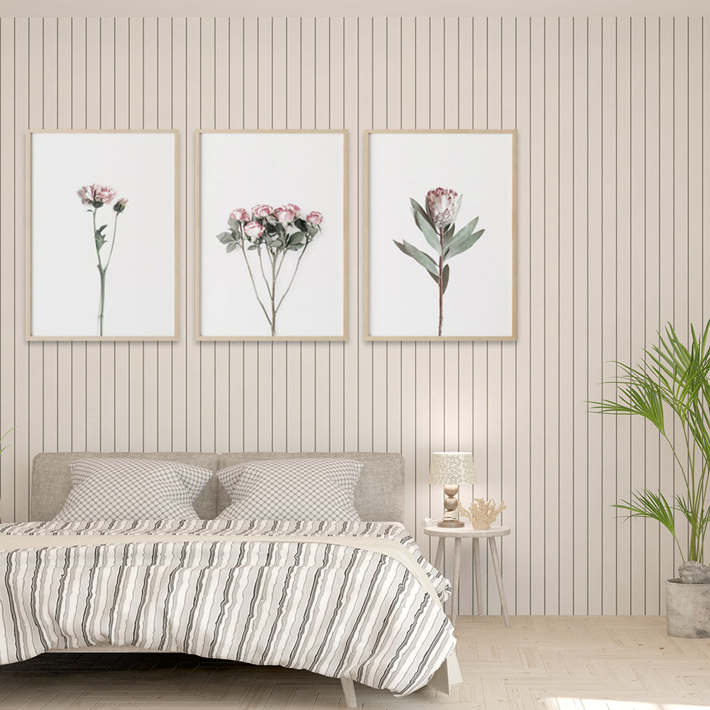 Wall Art  - Floral 3 sets - Poster Prints -Canvas Prints