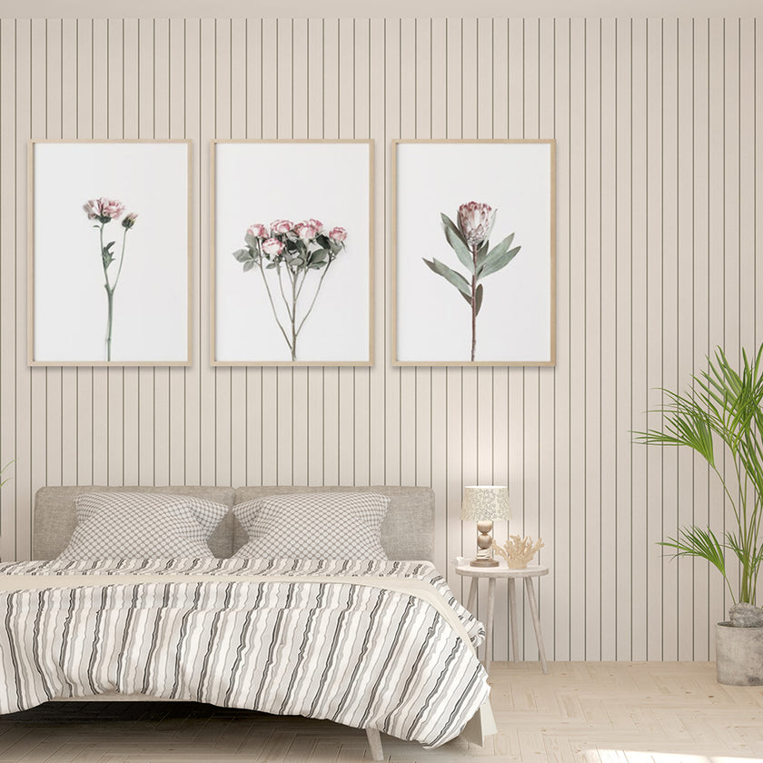 Wall Art  - Floral 3 sets - Poster Prints -Canvas Prints