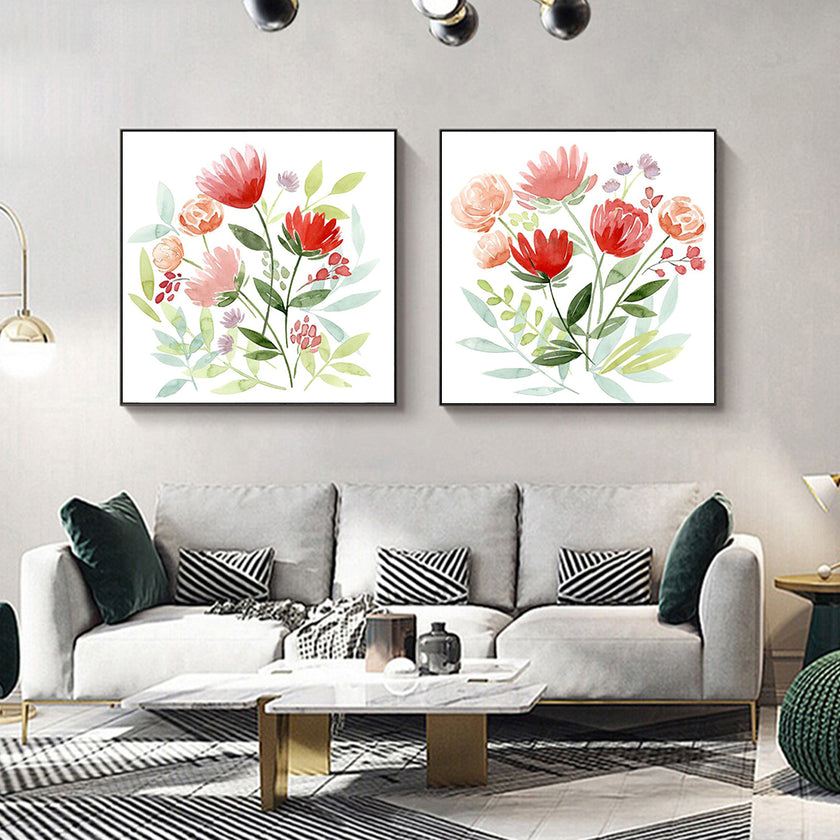 Wall Art - Florals (2 sets)- Canvas Prints-Poster Prints