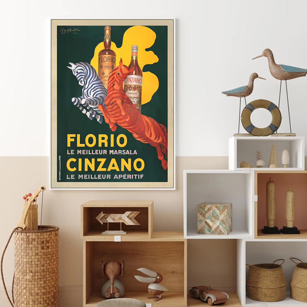 Wall Art - Florio Cinzano - Canvas Prints-Poster Prints