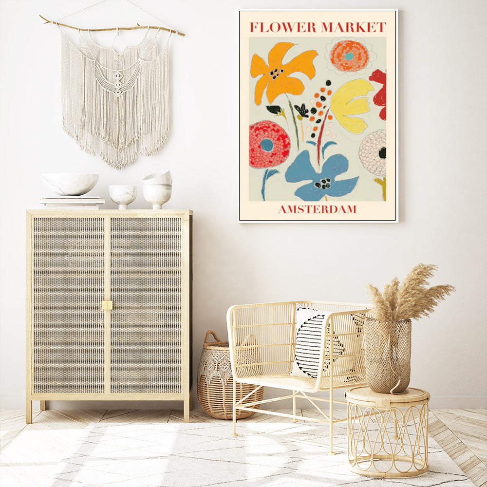 Wall Art - Flower Market - Canvas Prints-Poster Prints