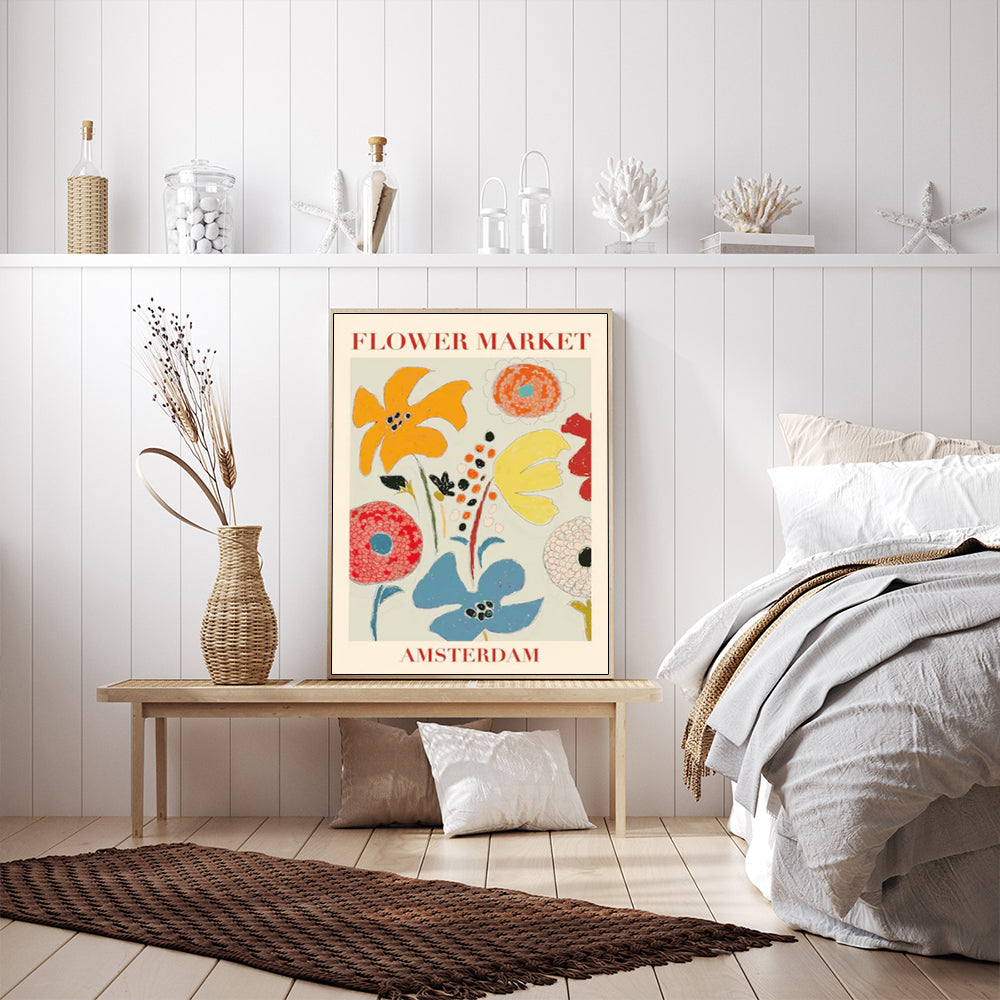 Wall Art - Flower Market - Canvas Prints-Poster Prints