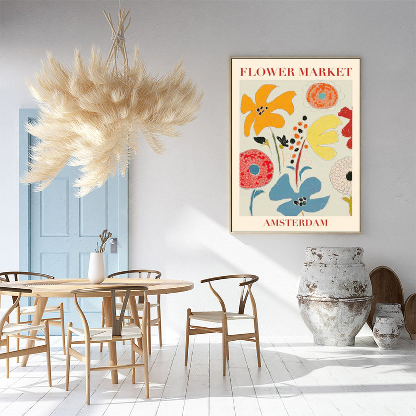Wall Art - Flower Market - Canvas Prints-Poster Prints