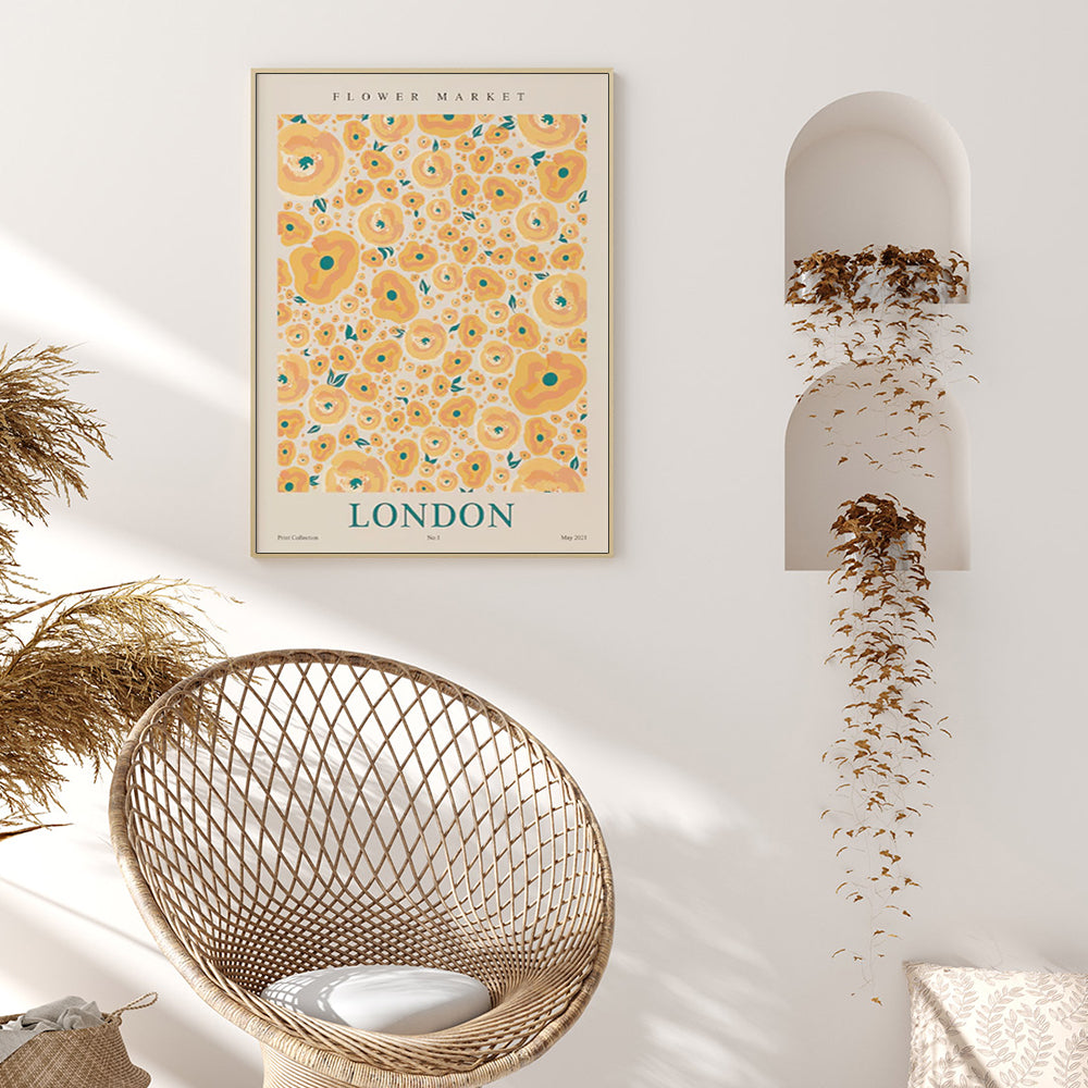 Wall Art - Flower Market London - Canvas Prints-Poster Prints