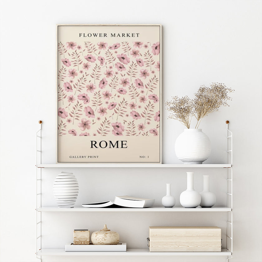 Wall Art - Flower Market - Canvas Prints-Poster Prints