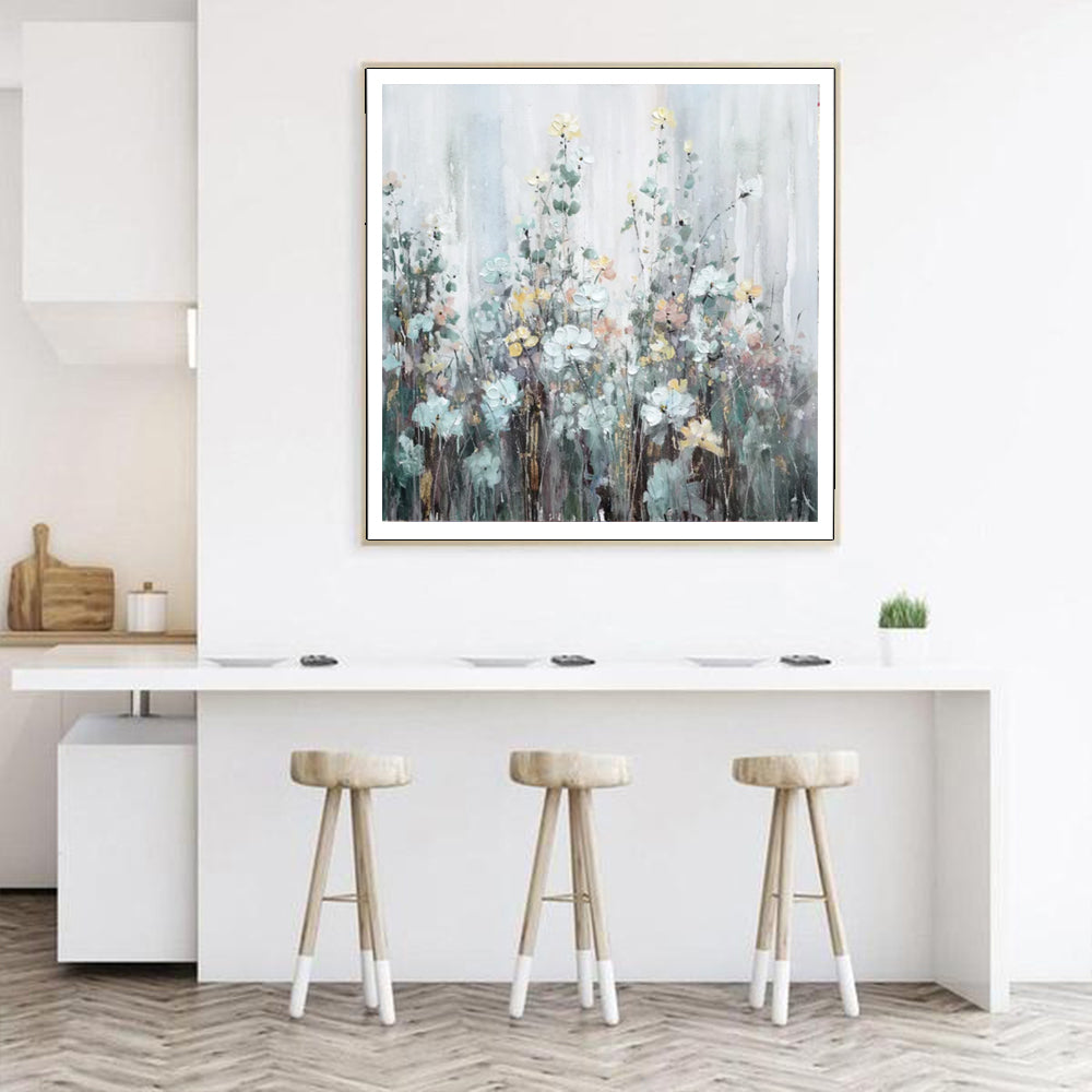 Wall Art - Flowers In The Corner - Canvas Prints-Poster Prints