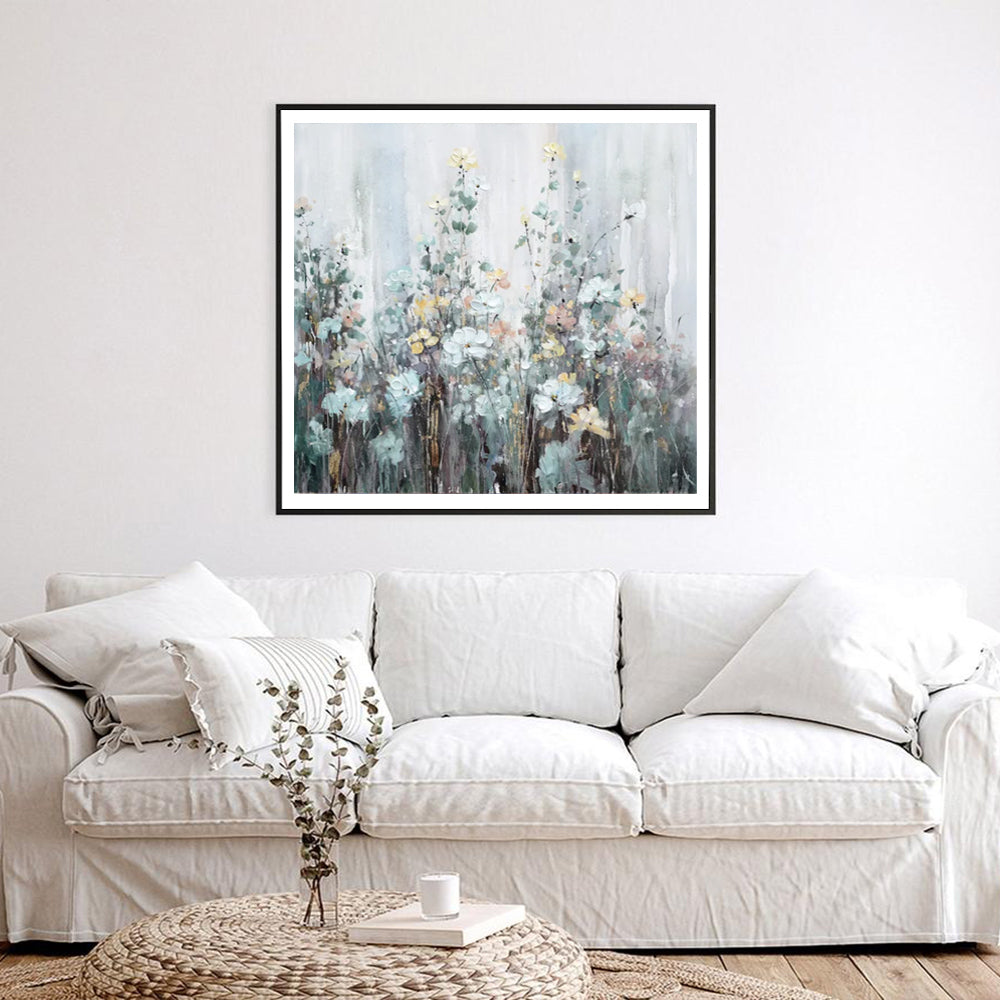 Wall Art - Flowers In The Corner - Canvas Prints-Poster Prints