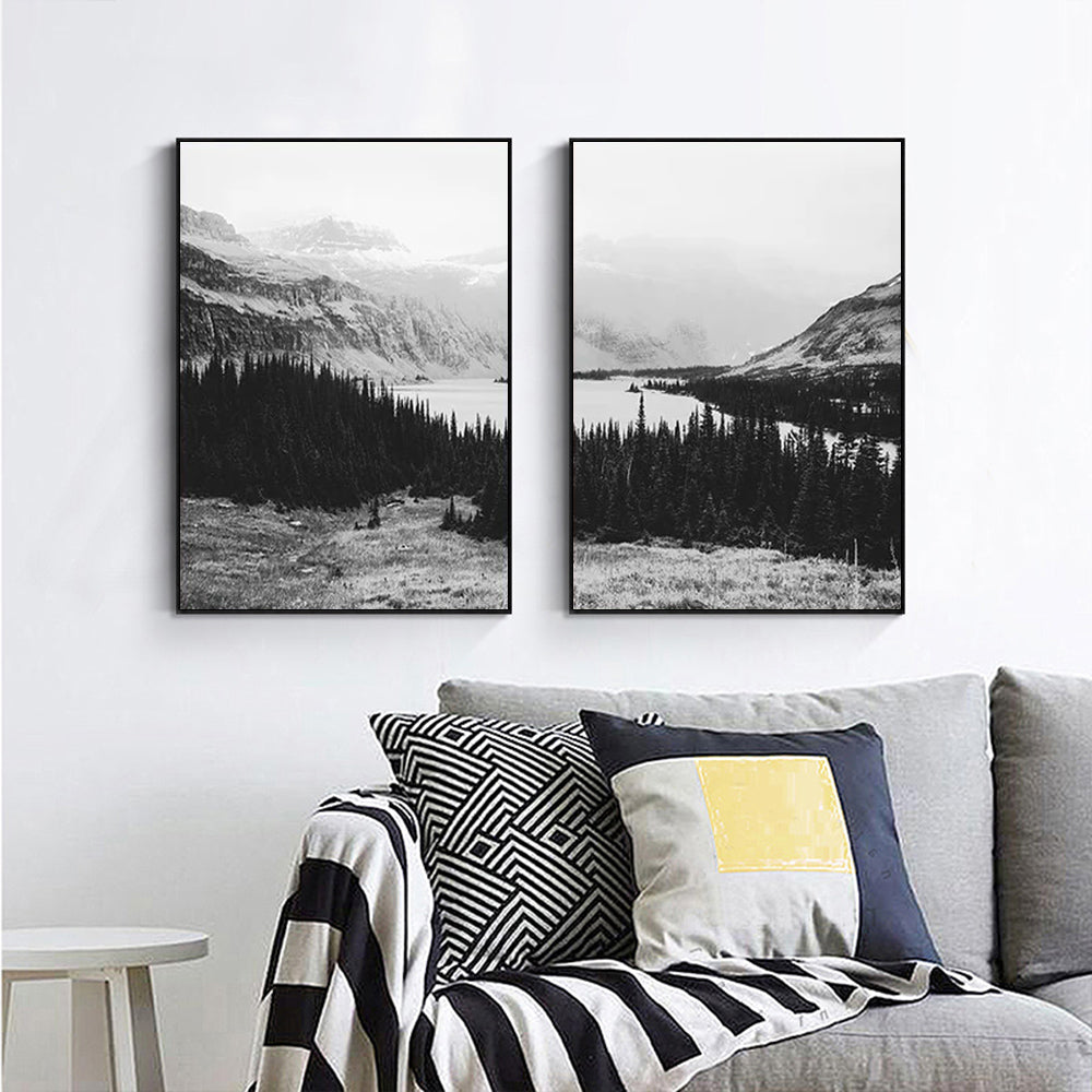 Wall art - Forest Landscape (2 sets)- Canvas Prints- Poster Prints