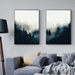 Wall art - Forest Mountain (2 sets)- Canvas Prints- Poster Prints