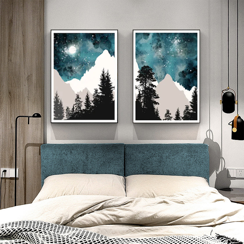Wall art - Forest (2 sets)- Canvas Prints- Poster Prints