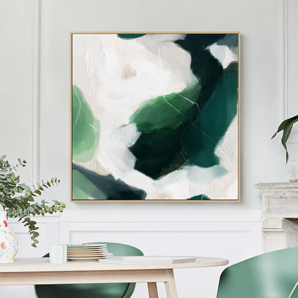 Wall Art - French Abstract Green - Canvas Prints-Poster Prints