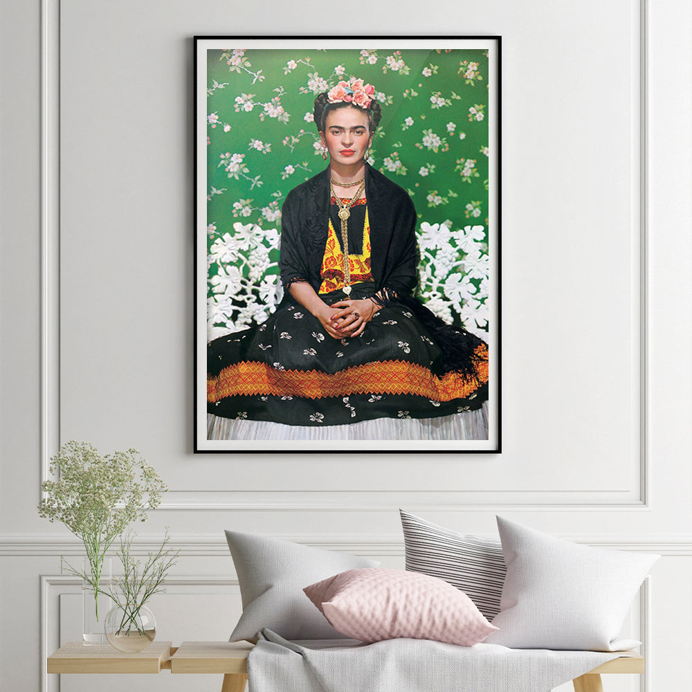 Wall Art - Frida Kahlo Portrait - Canvas Prints-Poster Prints