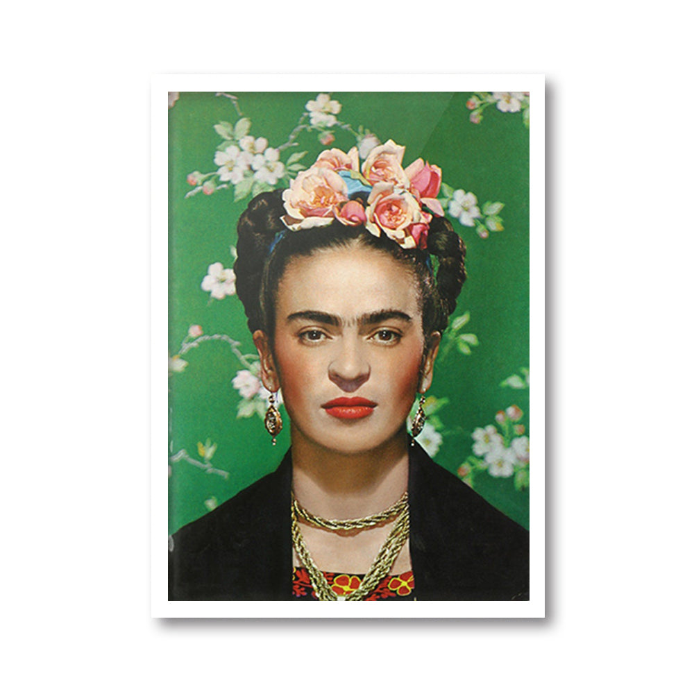Wall Art - Frida Kahlo Self Portrait - Canvas Prints-Poster Prints