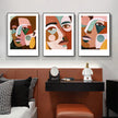 Wall Art - Geo Face 3 sets - Poster Prints -Canvas Prints