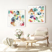 Wall Art - Glitchy Floral (2 sets)- Canvas Prints-Poster Prints