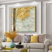 Wall Art - Golden Leaves 2 sets - Canvas Prints-Poster Prints