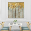 Wall Art - Golden Leaves 2 sets - Canvas Prints-Poster Prints