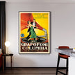 Wall Art - Grafofoni Columbia - Canvas Prints-Poster Prints